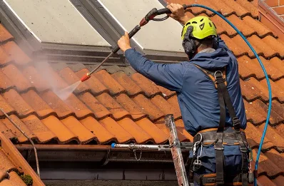 Démoussage et hydrofuge de toiture à Vaudricourt
